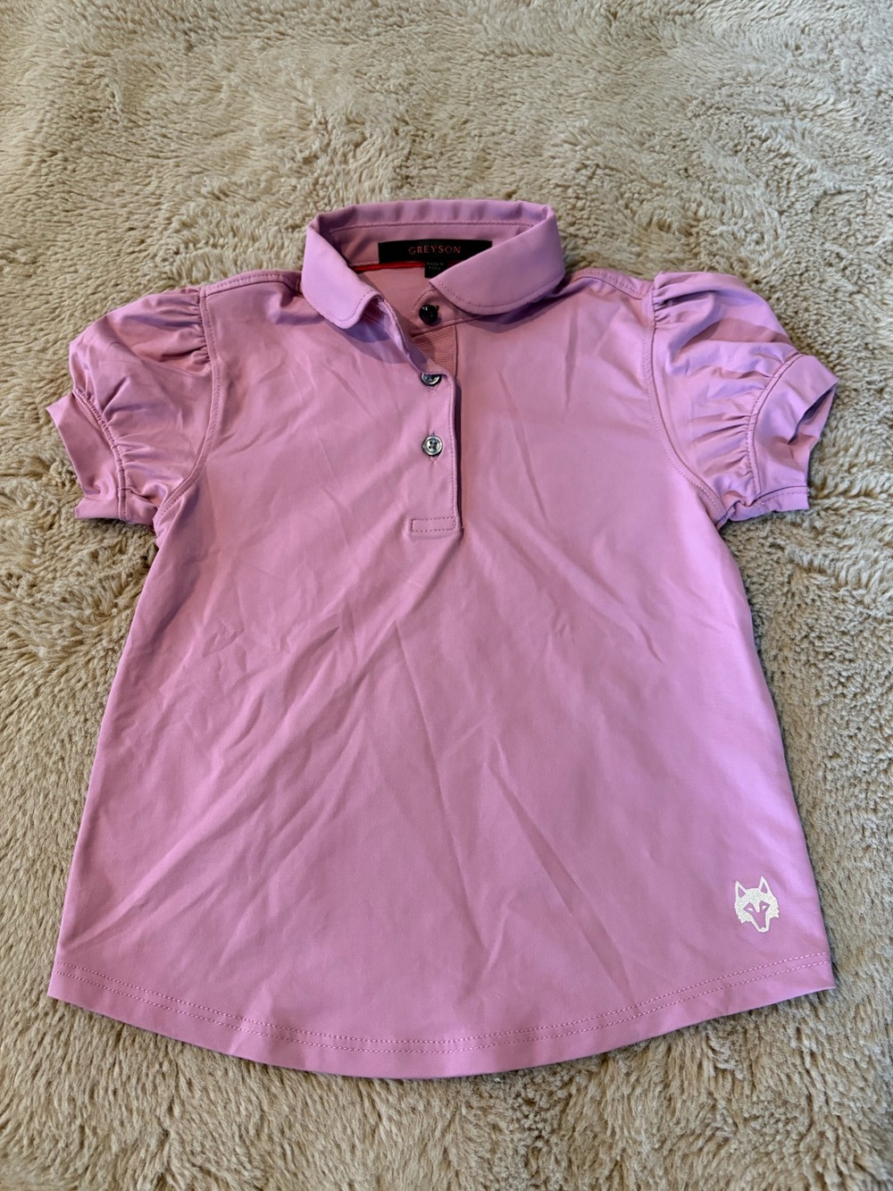 Greyson activewear polo, girls 4